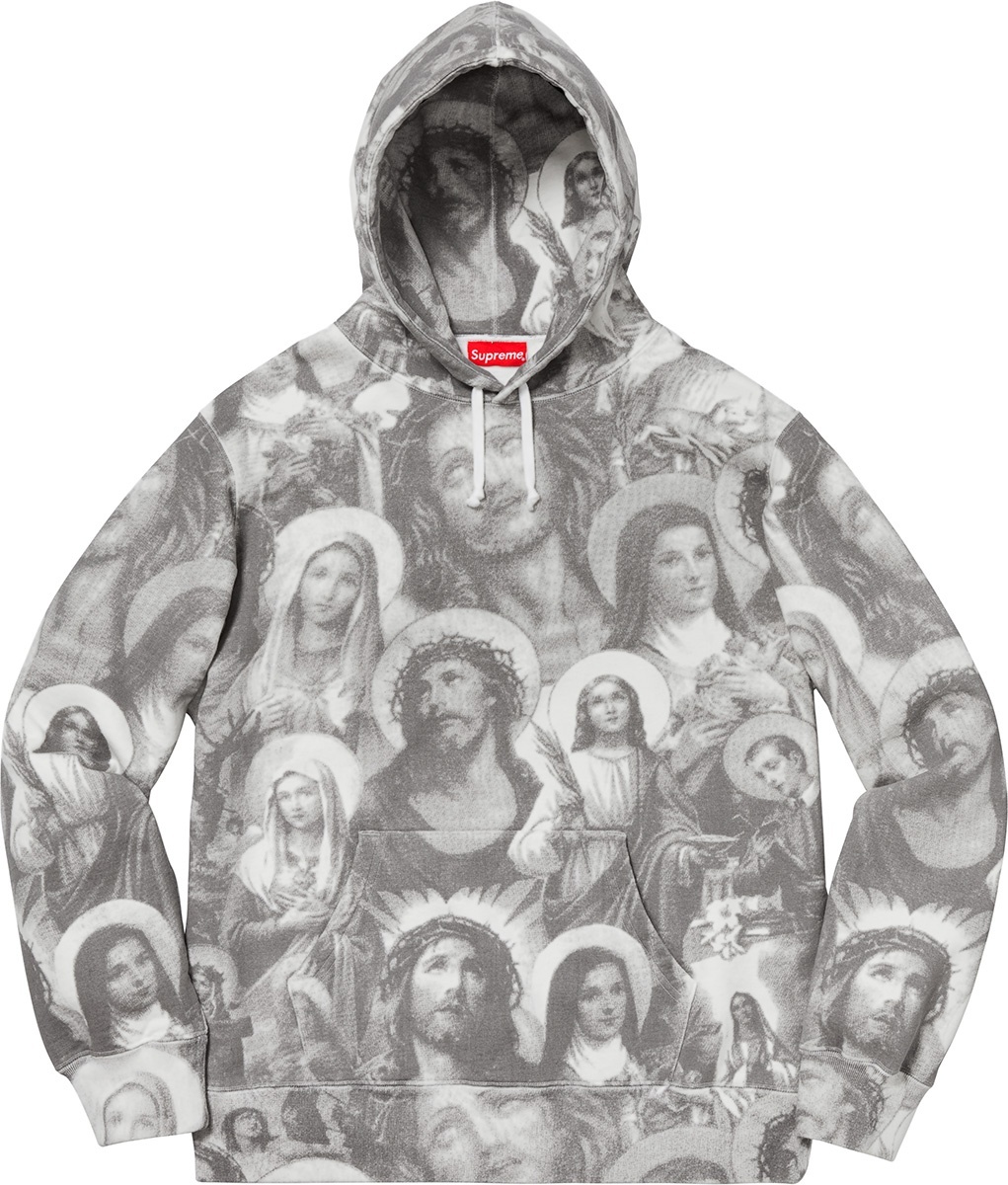 Jesus and Mary Hooded Sweatshirt view 2